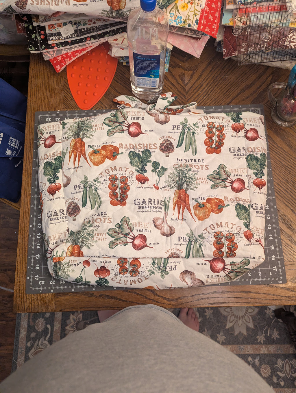 Large Heirloom Harvest Quilted Carryall